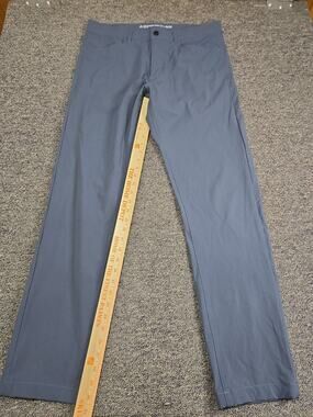 Western Rise Diversion Pant Mens 34x32 Gray Classic Fit Performance Stretch